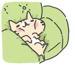 Slowly cat by peco sticker #7691547