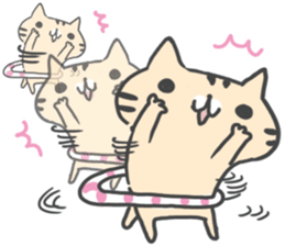 Slowly cat by peco sticker #7691550