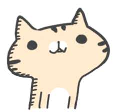 Slowly cat by peco sticker #7691552