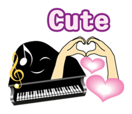 Musical instrument collection.(English) sticker #7691742