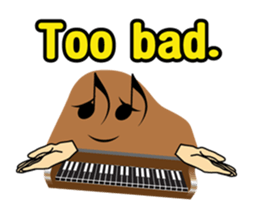 Musical instrument collection.(English) sticker #7691746