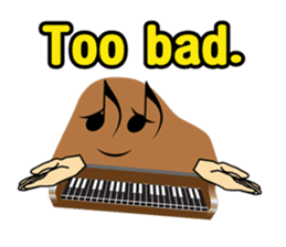 Musical instrument collection.(English) sticker #7691746