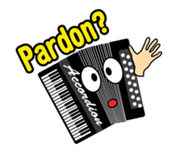 Musical instrument collection.(English) sticker #7691750