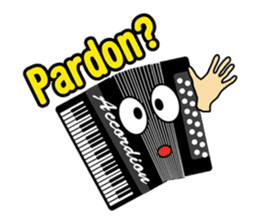 Musical instrument collection.(English) sticker #7691750