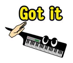 Musical instrument collection.(English) sticker #7691752