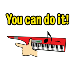 Musical instrument collection.(English) sticker #7691755