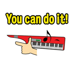 Musical instrument collection.(English) sticker #7691755