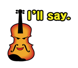 Musical instrument collection.(English) sticker #7691757