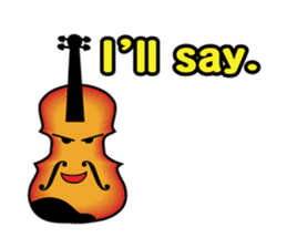 Musical instrument collection.(English) sticker #7691757