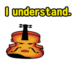 Musical instrument collection.(English) sticker #7691758