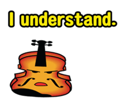 Musical instrument collection.(English) sticker #7691758