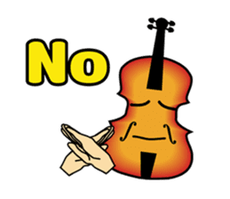 Musical instrument collection.(English) sticker #7691759