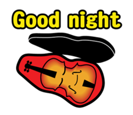 Musical instrument collection.(English) sticker #7691761