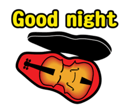 Musical instrument collection.(English) sticker #7691761