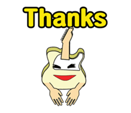 Musical instrument collection.(English) sticker #7691765