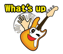 Musical instrument collection.(English) sticker #7691766