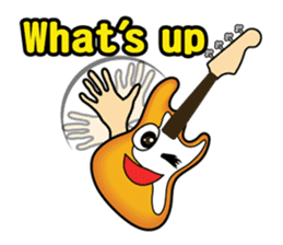 Musical instrument collection.(English) sticker #7691766