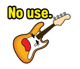 Musical instrument collection.(English) sticker #7691767