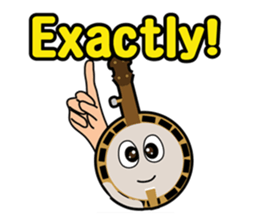 Musical instrument collection.(English) sticker #7691768