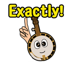 Musical instrument collection.(English) sticker #7691768