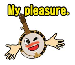 Musical instrument collection.(English) sticker #7691769