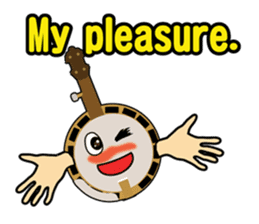 Musical instrument collection.(English) sticker #7691769