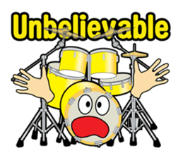 Musical instrument collection.(English) sticker #7691770