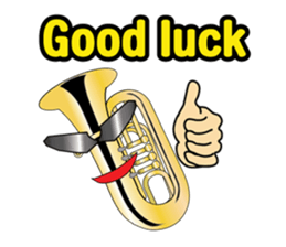 Musical instrument collection.(English) sticker #7691772