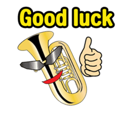 Musical instrument collection.(English) sticker #7691772