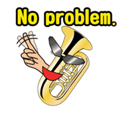 Musical instrument collection.(English) sticker #7691773