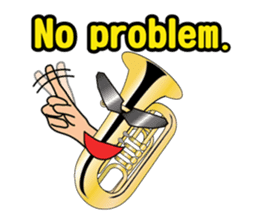 Musical instrument collection.(English) sticker #7691773