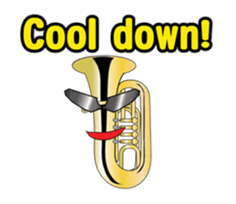 Musical instrument collection.(English) sticker #7691774