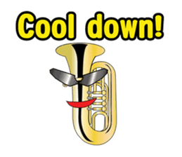 Musical instrument collection.(English) sticker #7691774