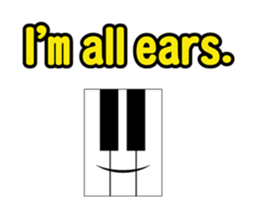 Musical instrument collection.(English) sticker #7691778