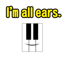 Musical instrument collection.(English) sticker #7691778