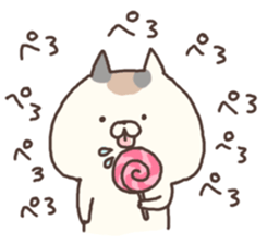 calico cat nonno nichijo sticker #7691790