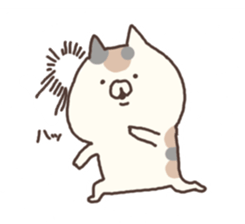 calico cat nonno nichijo sticker #7691799