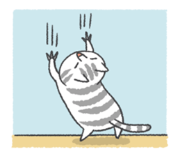 Pleasant life with the cat sticker #7691965