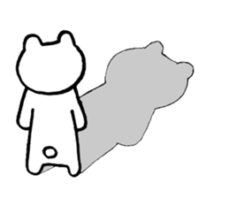 White Bear and Snake 2!! sticker #7692173