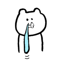 White Bear and Snake 2!! sticker #7692184