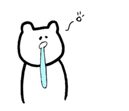 White Bear and Snake 2!! sticker #7692187