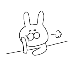 Loose loose rabbit's sticker #7692296