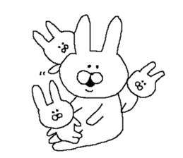 Loose loose rabbit's sticker #7692301