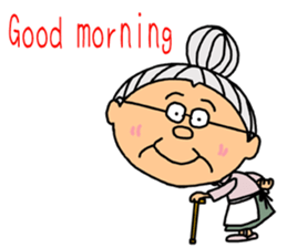 *Grandmother* - English ver. - sticker #7692524