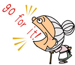 *Grandmother* - English ver. - sticker #7692527