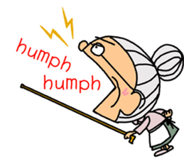 *Grandmother* - English ver. - sticker #7692530