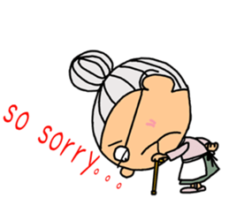 *Grandmother* - English ver. - sticker #7692532