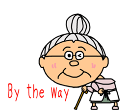 *Grandmother* - English ver. - sticker #7692542