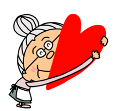 *Grandmother* - English ver. - sticker #7692556