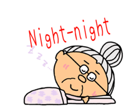 *Grandmother* - English ver. - sticker #7692558